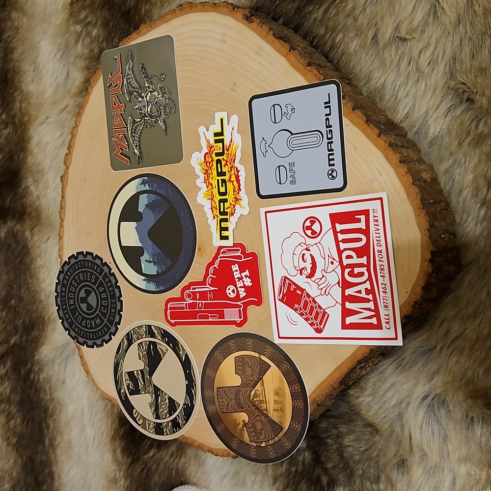 Magpul sticker set firearms brand sticker pack rock and rolle stickers
